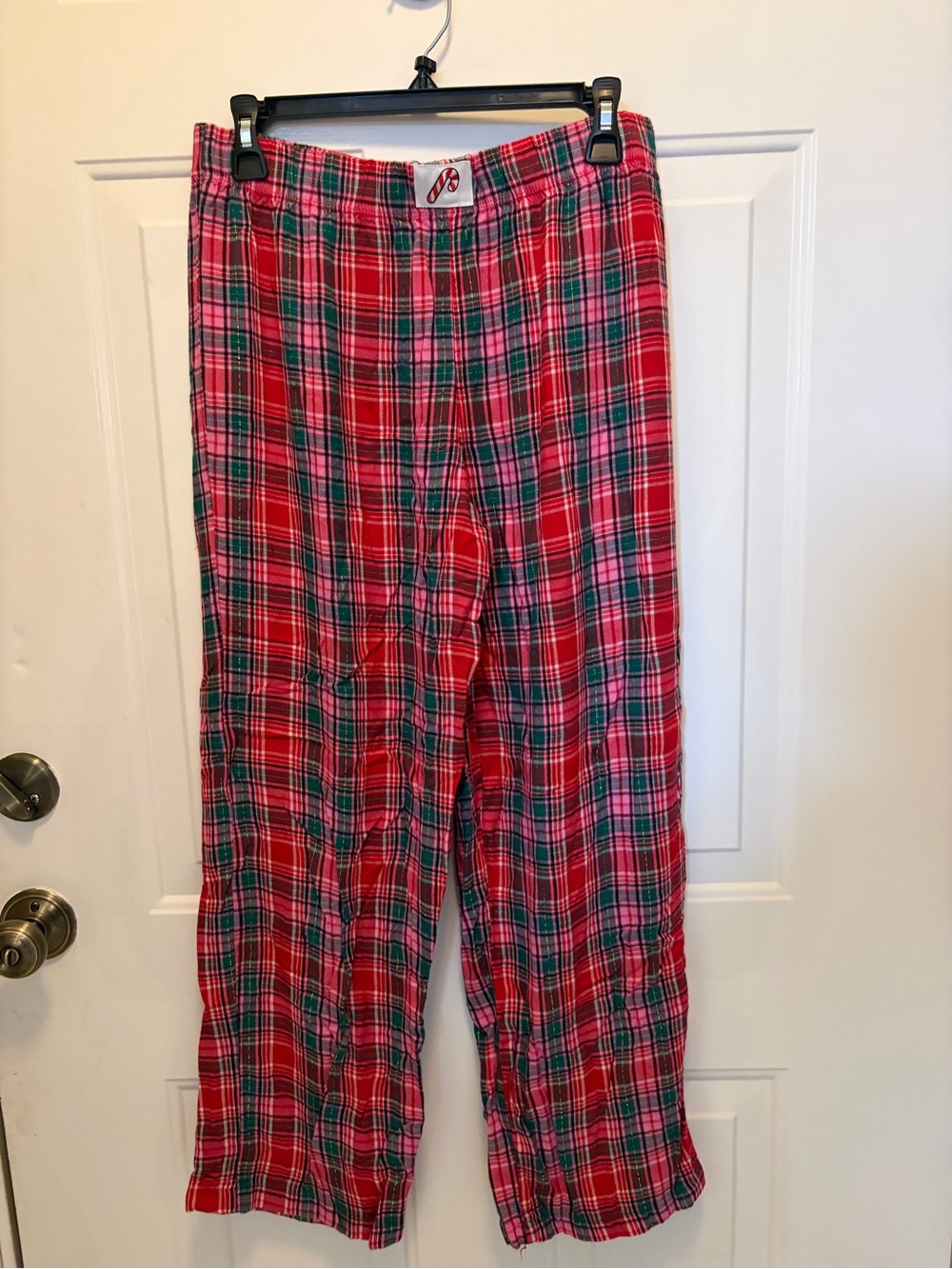 Source Unknown Red Green Plaid Pajama Pants